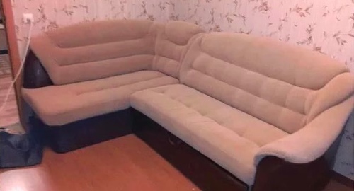 Перетяжка углового дивана. Боровск